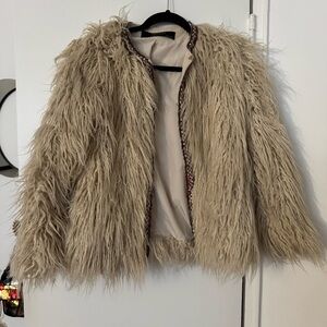 Faux Fur Shag Jacket